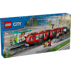 Klocki LEGO 60423 Tramwaj miejski ze stacją CITY